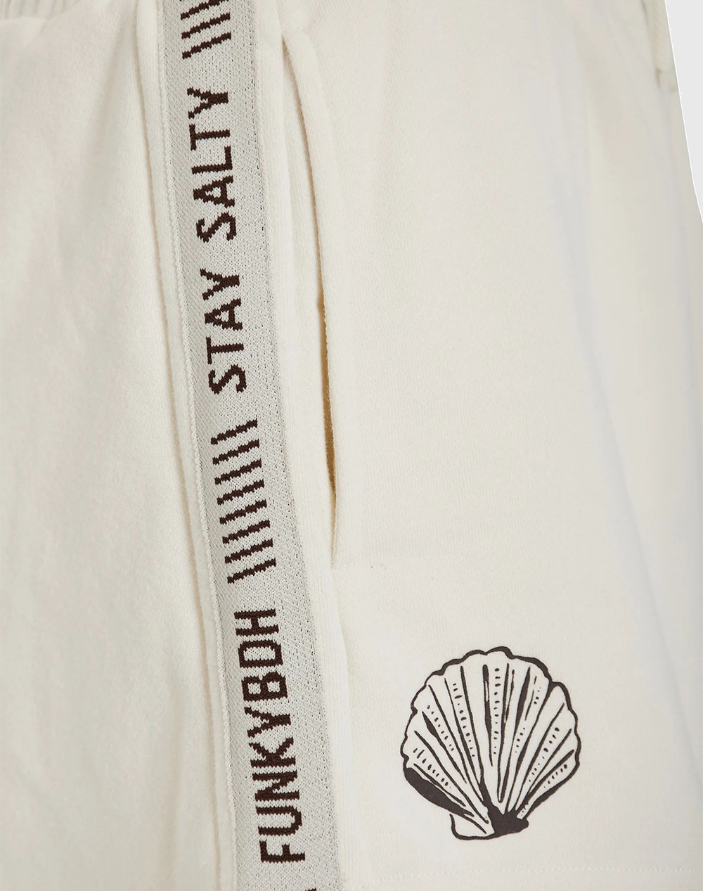 FUNKY BUDDHA Shorts FBL013-105-03-OFF WHITE OffWhite φωτογραφία