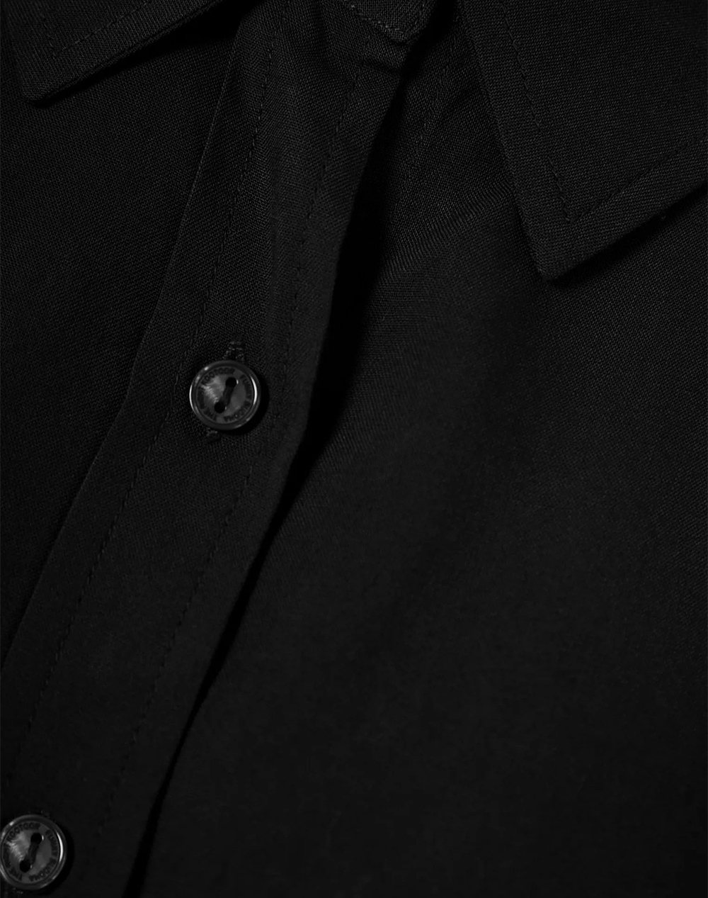 Funky Buddha Shirts Fbl013-100-05-Black Black Γυναικεία ρούχα πουκάμισα Politikos Shop Πολιτικός