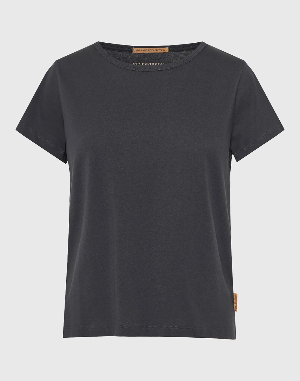 FUNKY BUDDHA T-Shirts FBL013-103-04-ANTHRACITE DarkSlateGrey