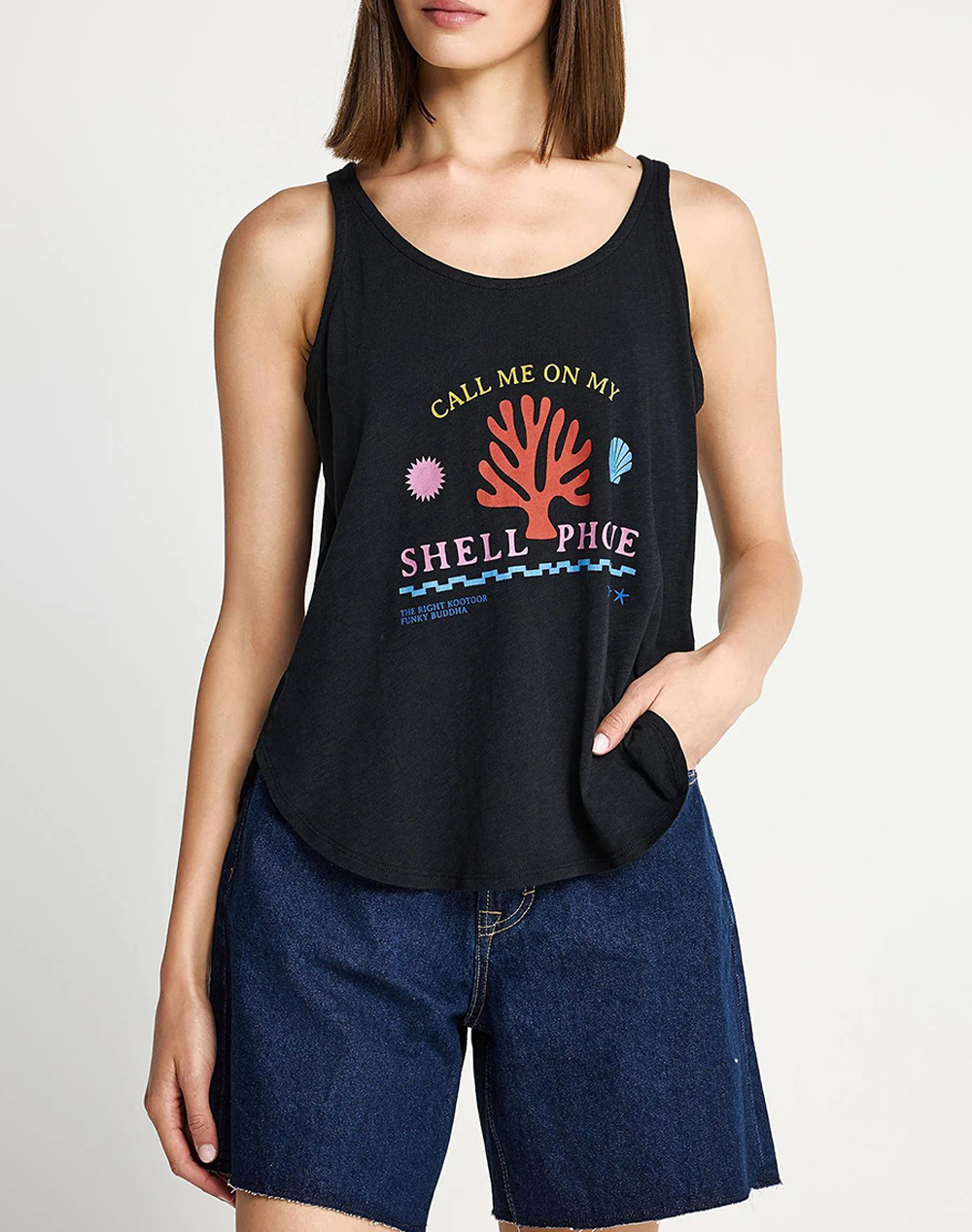 FUNKY BUDDHA T-Shirts FBL013-145-04-BLACK Black