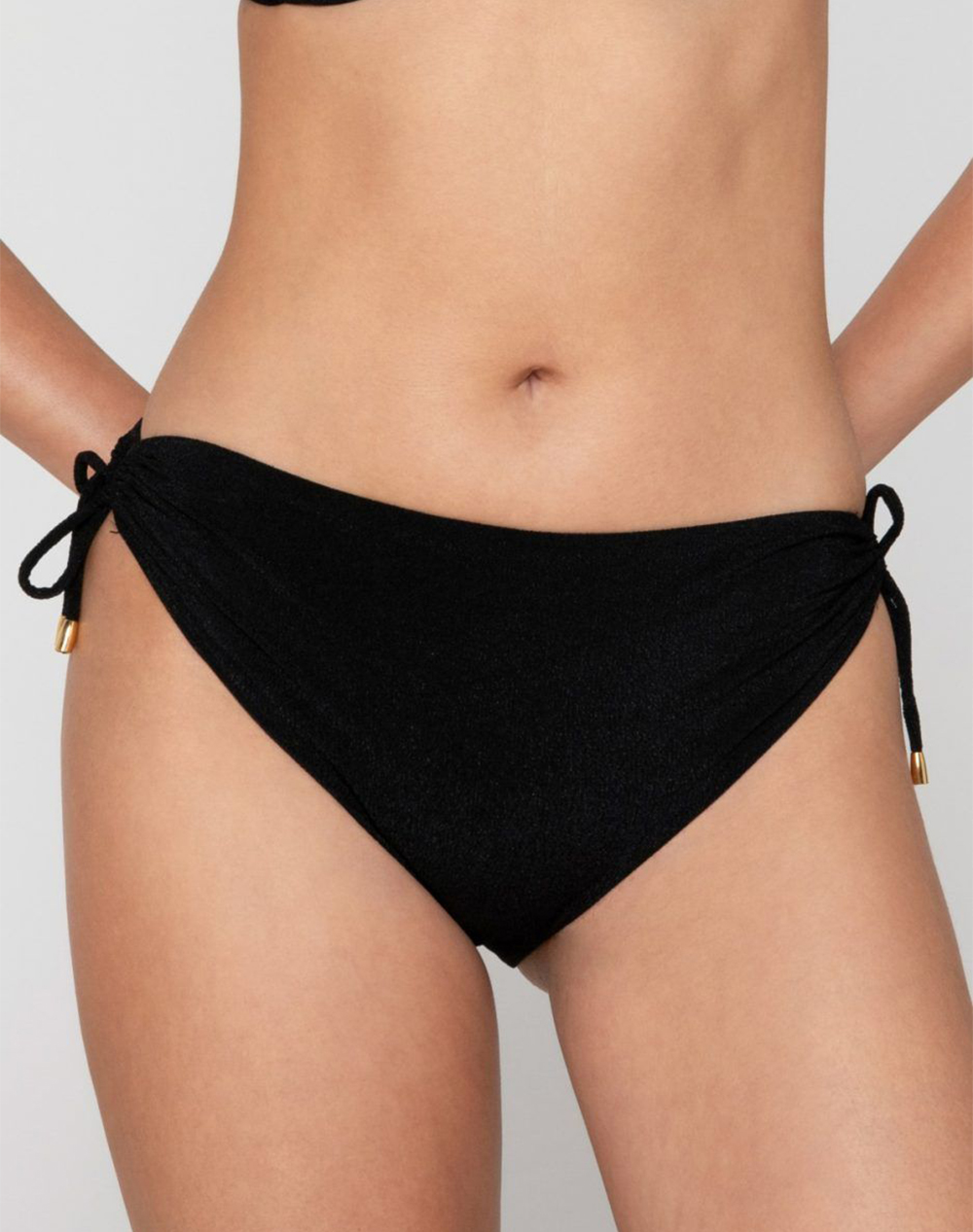 LUNA Fresh ruched side bottom 94908-02 Black