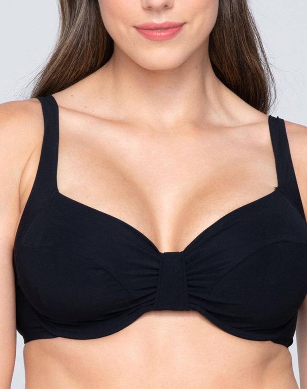 LUNA Blue Sense unpadded big size balconette 91927-02 Black