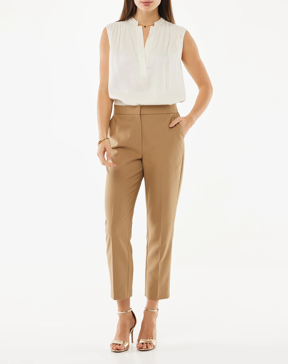 MEXX COSMEA Pants tapered fit MF007000261W-161334 Tan φωτογραφία