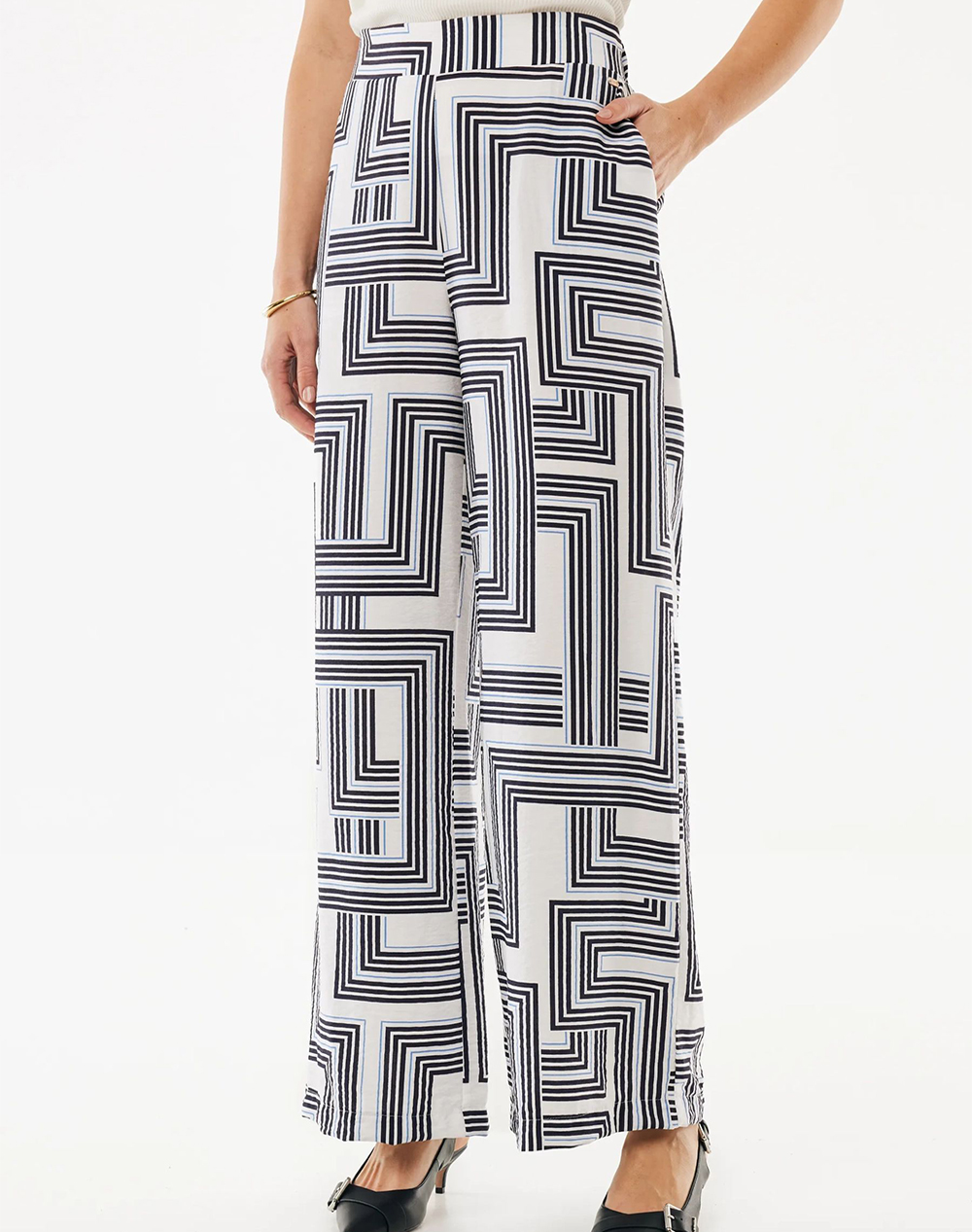 MEXX Geo print pants wide leg MF007004661W-300007 Multi