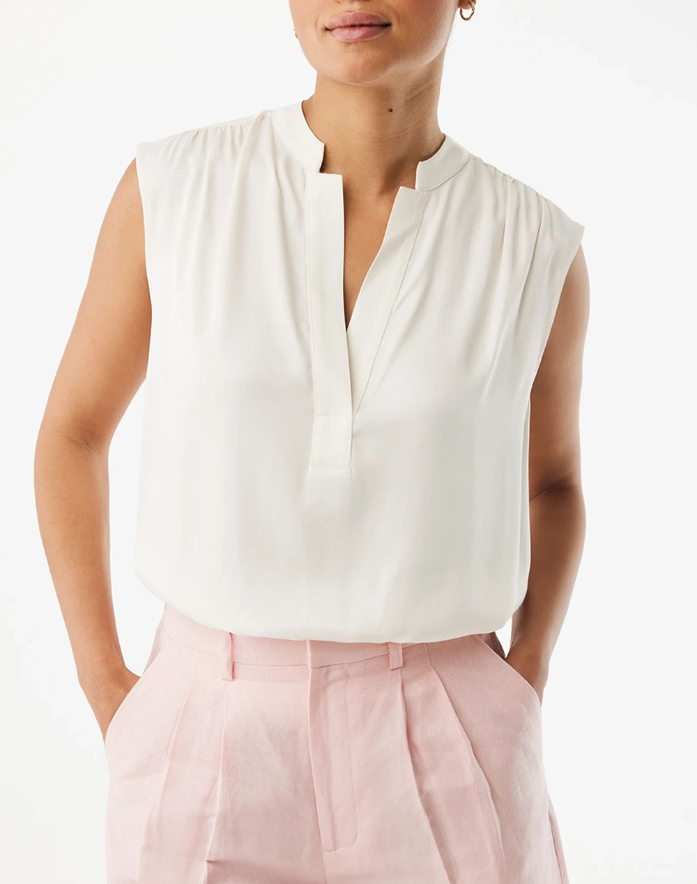 MEXX VIOLET Satin blouse MF006100461W-110605 OffWhite