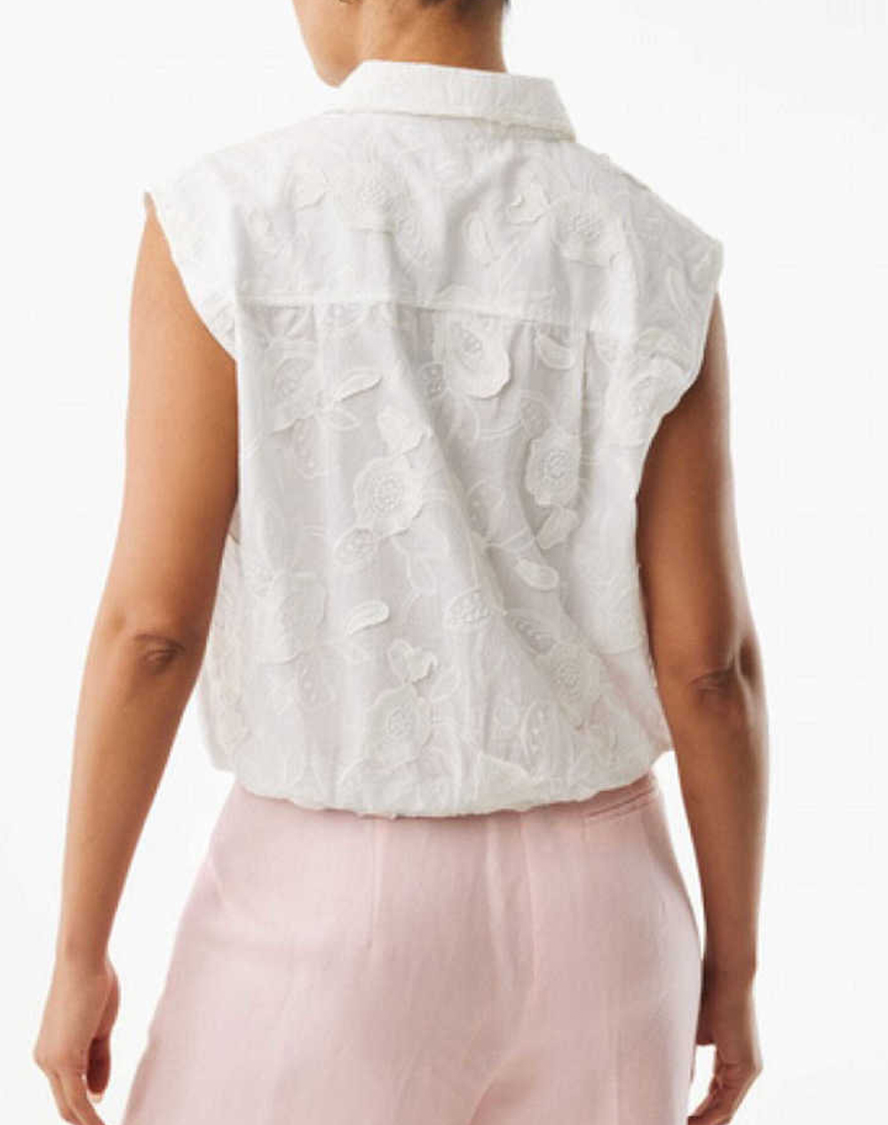 MEXX 3D flower blouse MF006103261W-110601 White