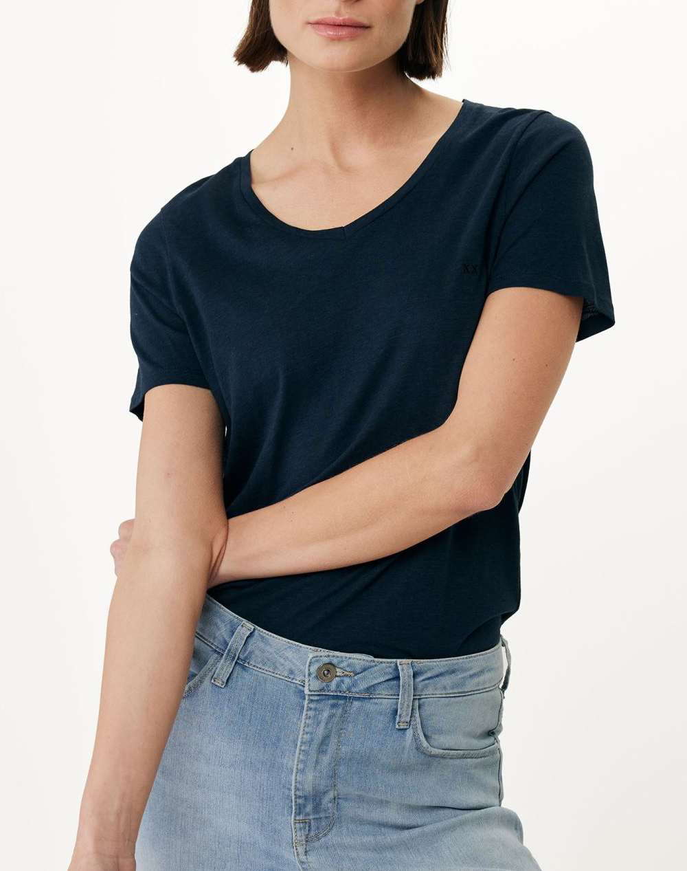 MEXX FEMMIE Basic v-neck tee MF007800541W-194020 NavyBlue