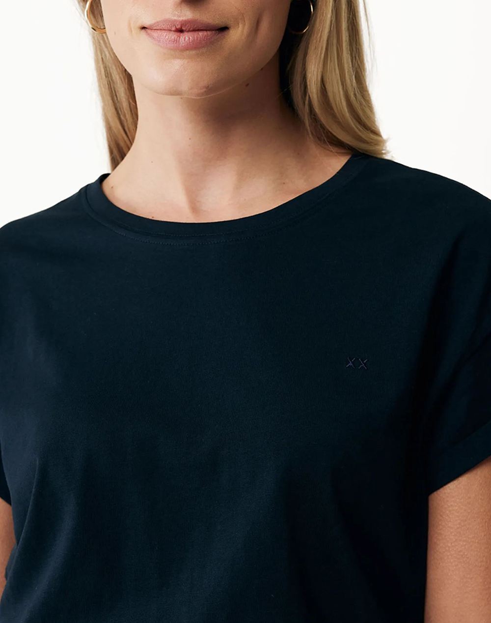 Mexx Fay Regular T-Shirt Mf007800441W-194020 Midnightblue Γυναικεία ρούχα μπλούζες Τ-Shirt Politikos Shop Πολιτικός