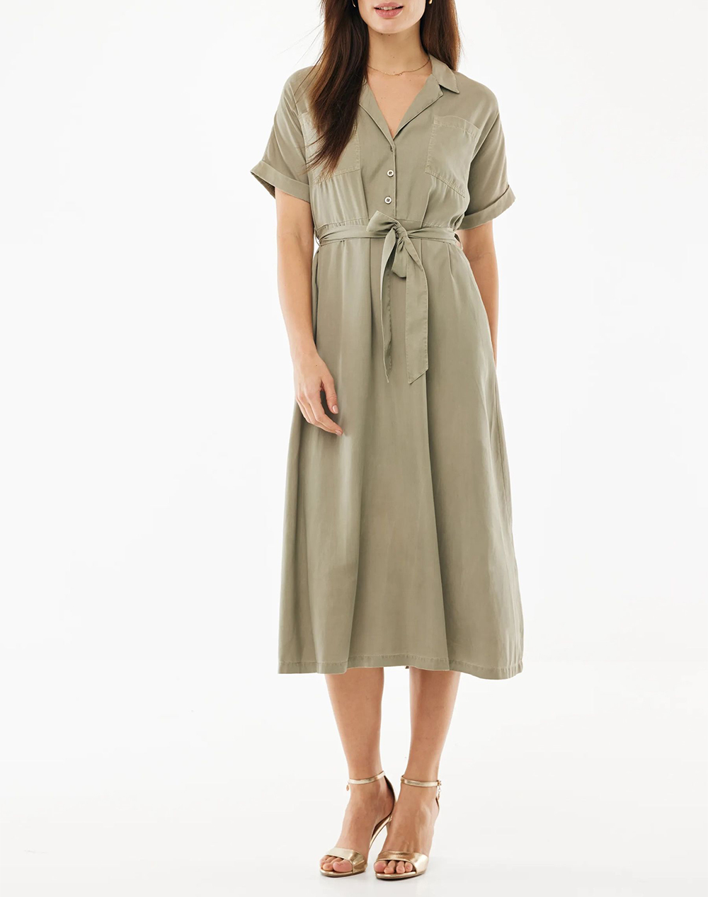 MEXX Lyocell dress MF006301461W-190417 Khaki