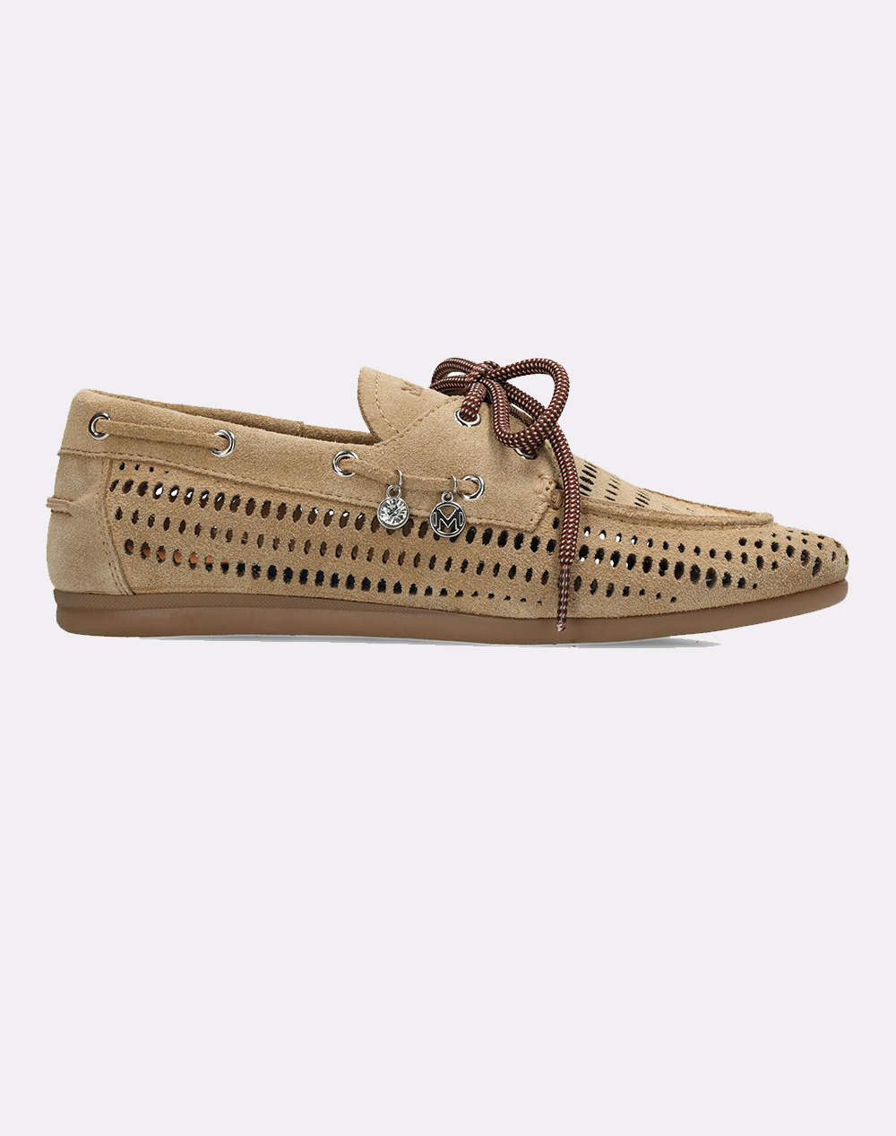Mexx Γυναικεία Loafers Καμηλό Δέρμα