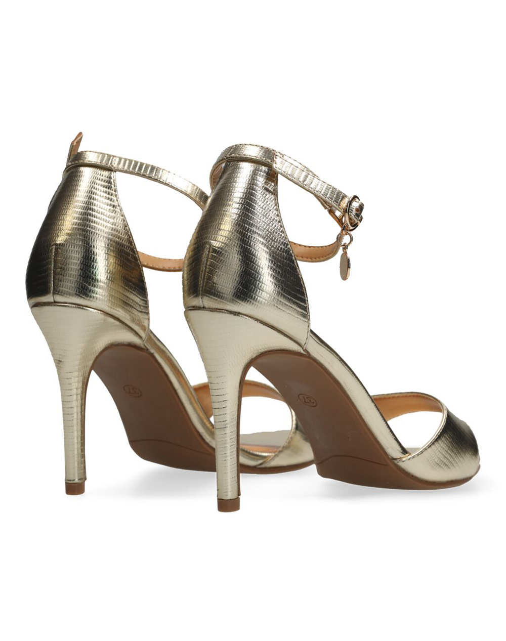 Mexx Leyla Paisley Heeled Sandal Mi001608561W-8500 Gold Γυναικεία παπούτσια Πεδιλα Politikos Shop Πολιτικός