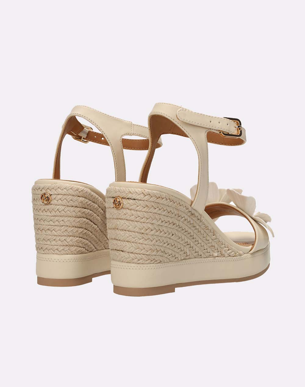 Mexx Tammy Pakina Heeled Sandal Mi001603561W-2504 Biege Γυναικεία παπούτσια Εσπαντριγιες Σανδαλια Politikos Shop Πολιτικός