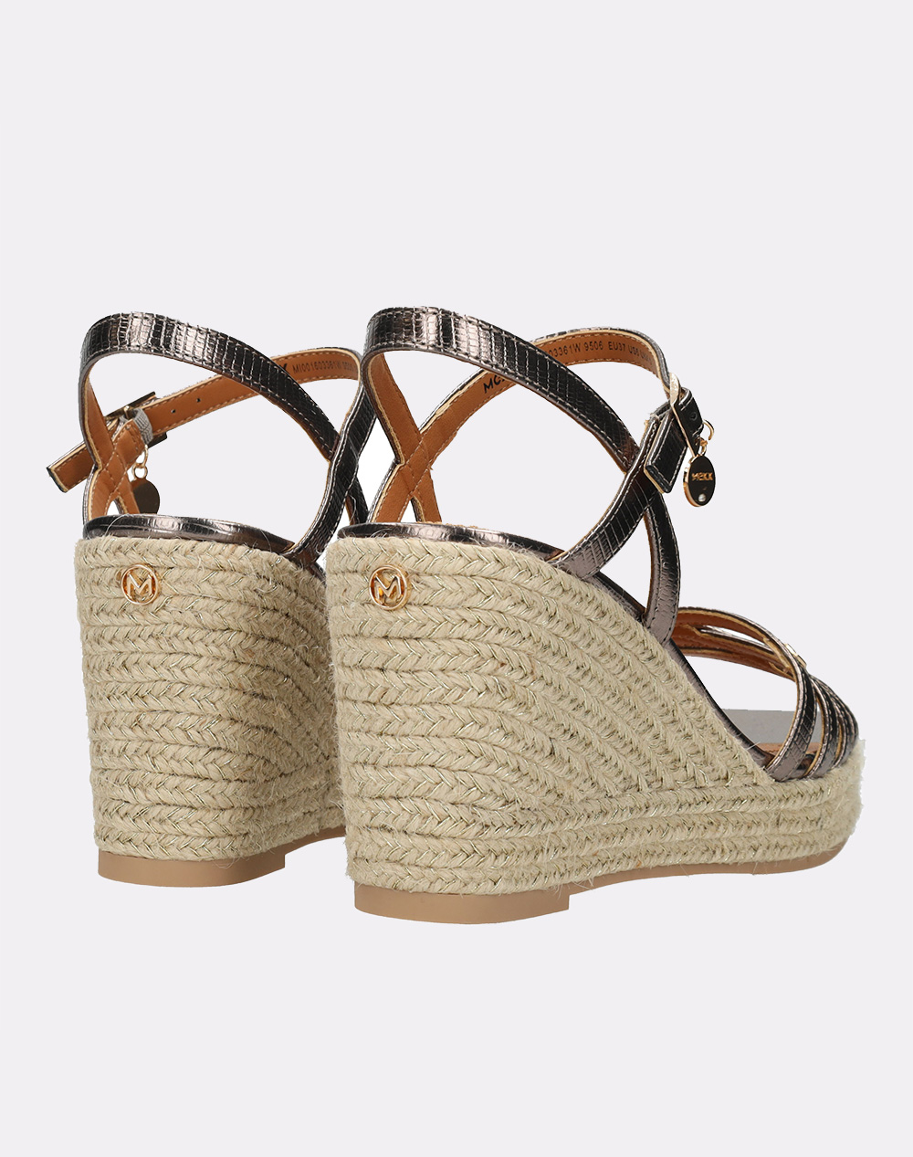 Mexx Noemi Pakina Heeled Sandal Mi001603361W-9506 Metallicsilver Γυναικεία παπούτσια Εσπαντριγιες Σανδαλια Politikos Shop Πολιτικός