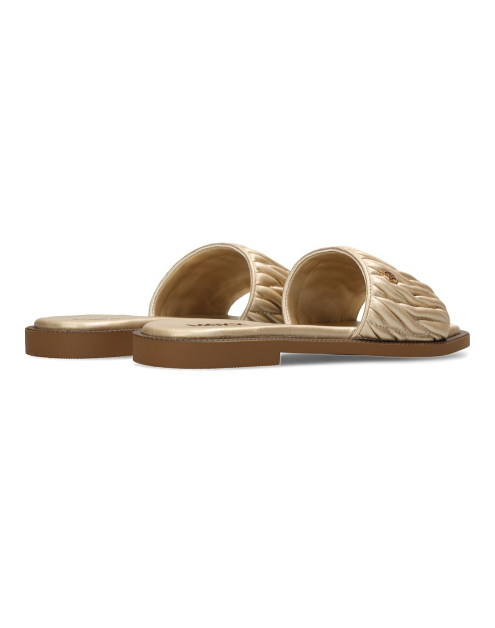 Mexx Tulla Zumo Sandal Mi001604461W-8500 Gold Γυναικεία παπούτσια Εσπαντριγιες Σανδαλια Politikos Shop Πολιτικός