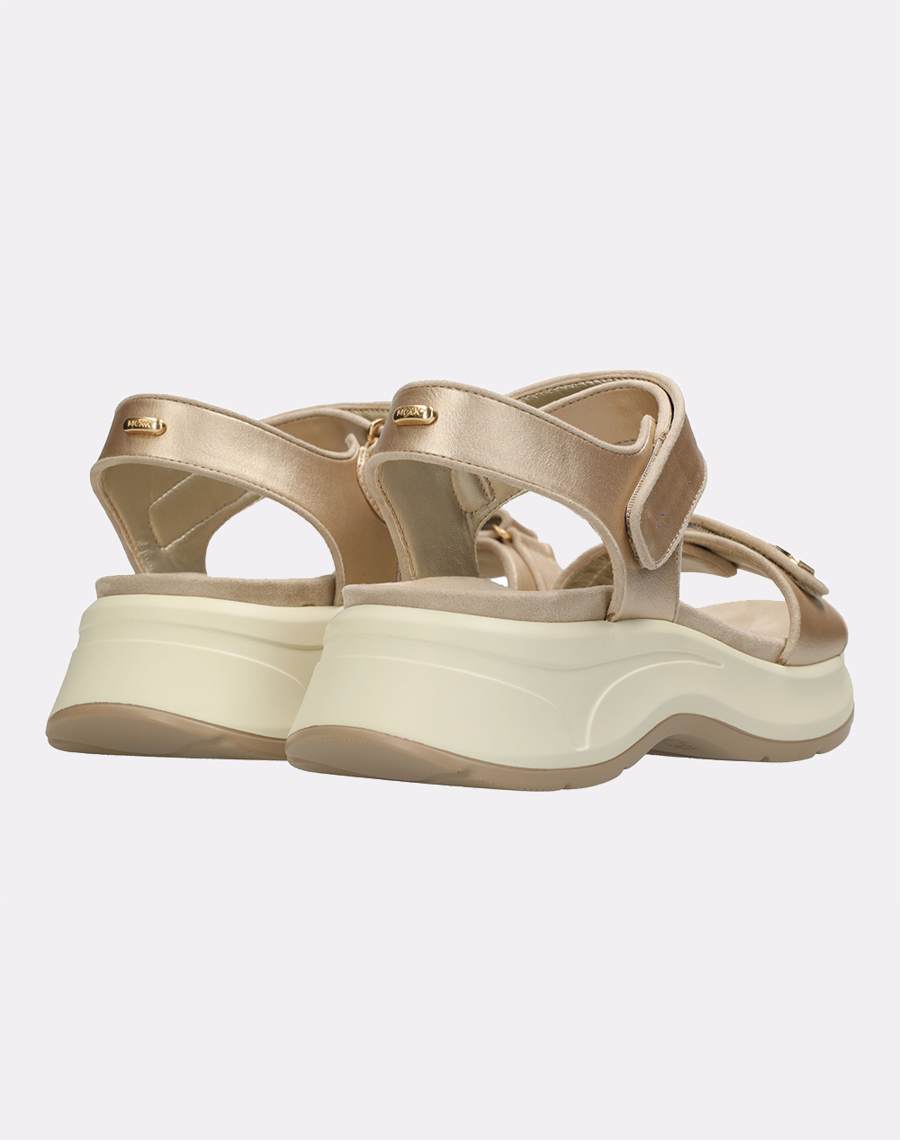 Mexx Turid Palm Sandal Mi001602061W-02-8500 Gold Γυναικεία παπούτσια Εσπαντριγιες Σανδαλια Politikos Shop Πολιτικός