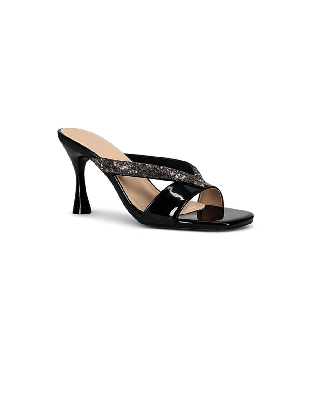 MIGATO MIGATO ΣΑΝΔ ΜΤΛΚ ΜΕ ΧΙΑΣΤΗ ΛΟΥΡ & ΣΤΡΑΣ BLACK 100046226014-BLACK Black - 2