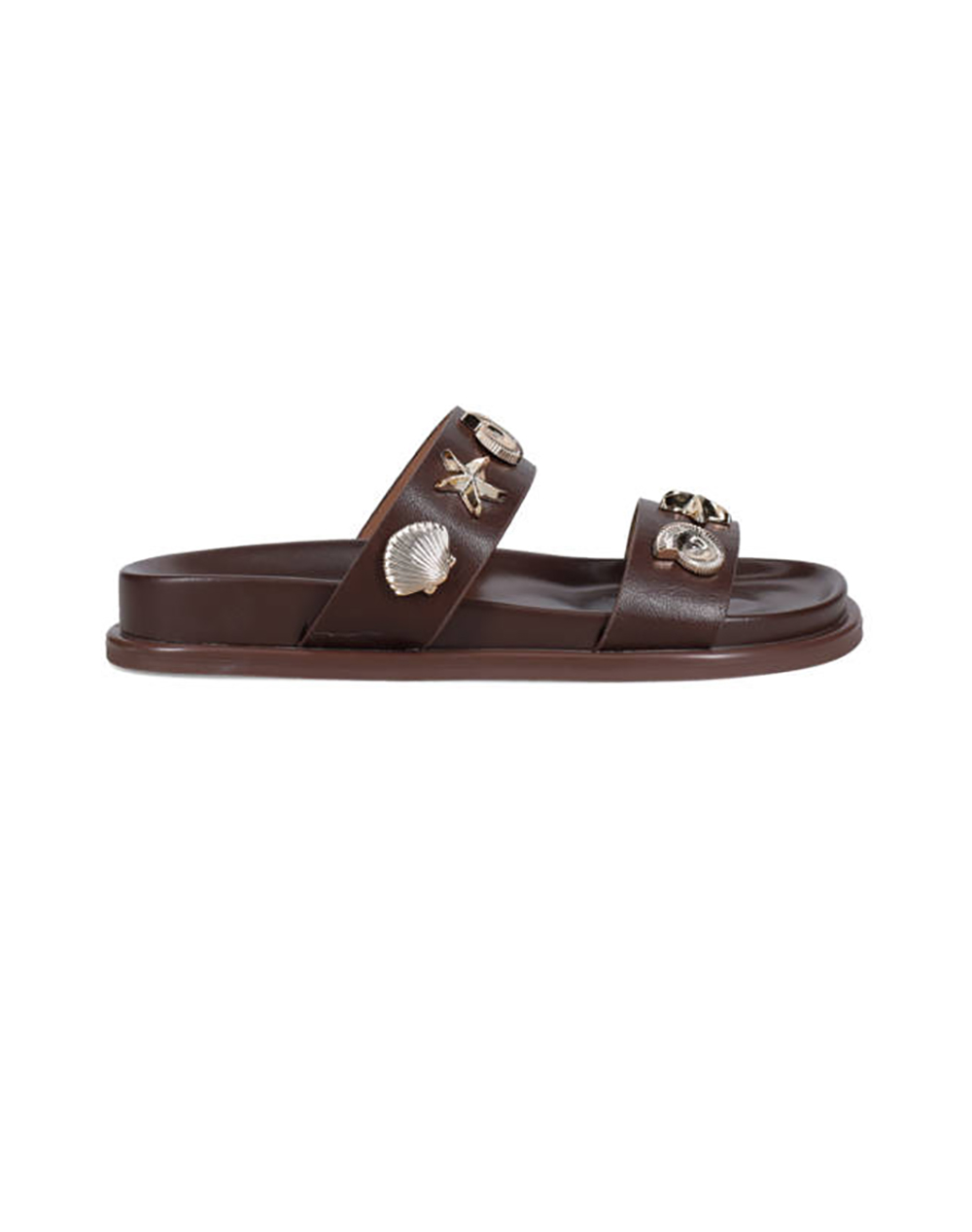 MIGATO ΣΑΝΔ. ΜΑΤ ΜΕ ΜΤΚΛ ΔΙΑΚ. ΚΟΧΥΛΙΑ BROWN 100046092012-BROWN Brown