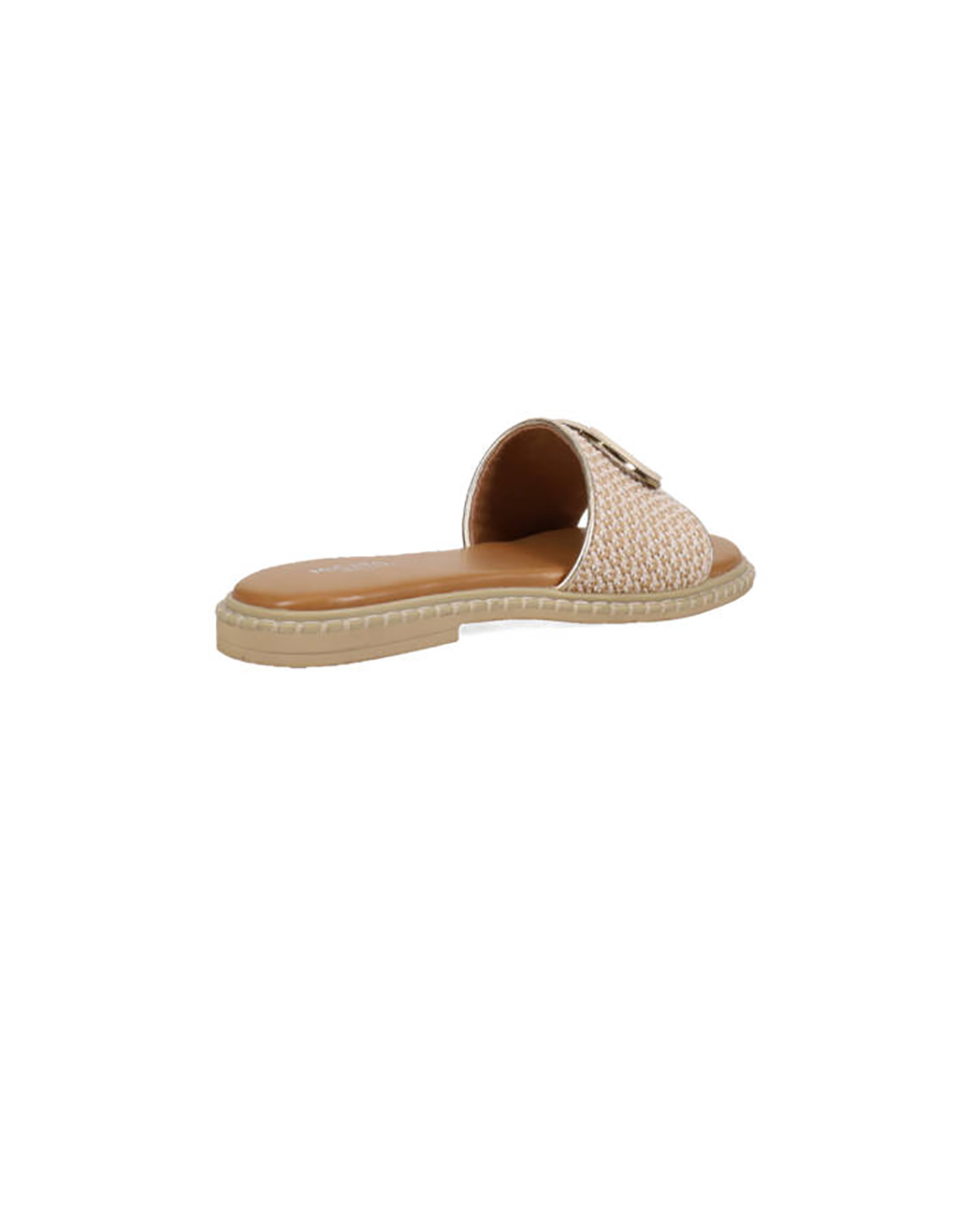 Migato Σανδ Ψαθα με Φασα Διακ Αγκραφα Beige 100045694010-Beige Biege Γυναικεία παπούτσια Εσπαντριγιες Σανδαλια Politikos Shop Πολιτικός