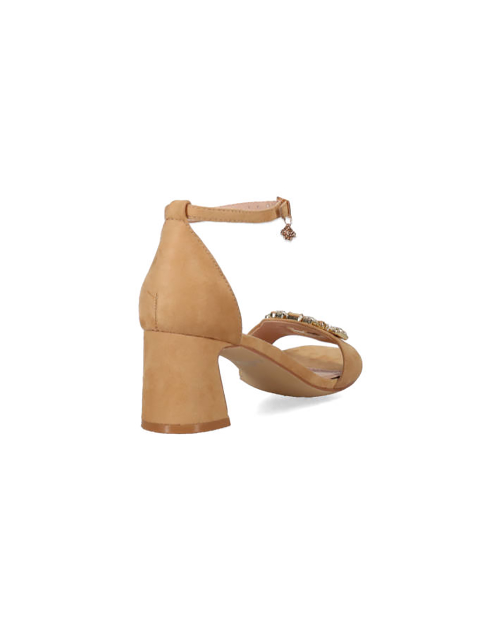 Migato Πεδ Σουετ με Στρας Μτλκ Διακ Λουλουδι Beige 100044993010-Beige Biege Γυναικεία παπούτσια Πεδιλα Politikos Shop Πολιτικός