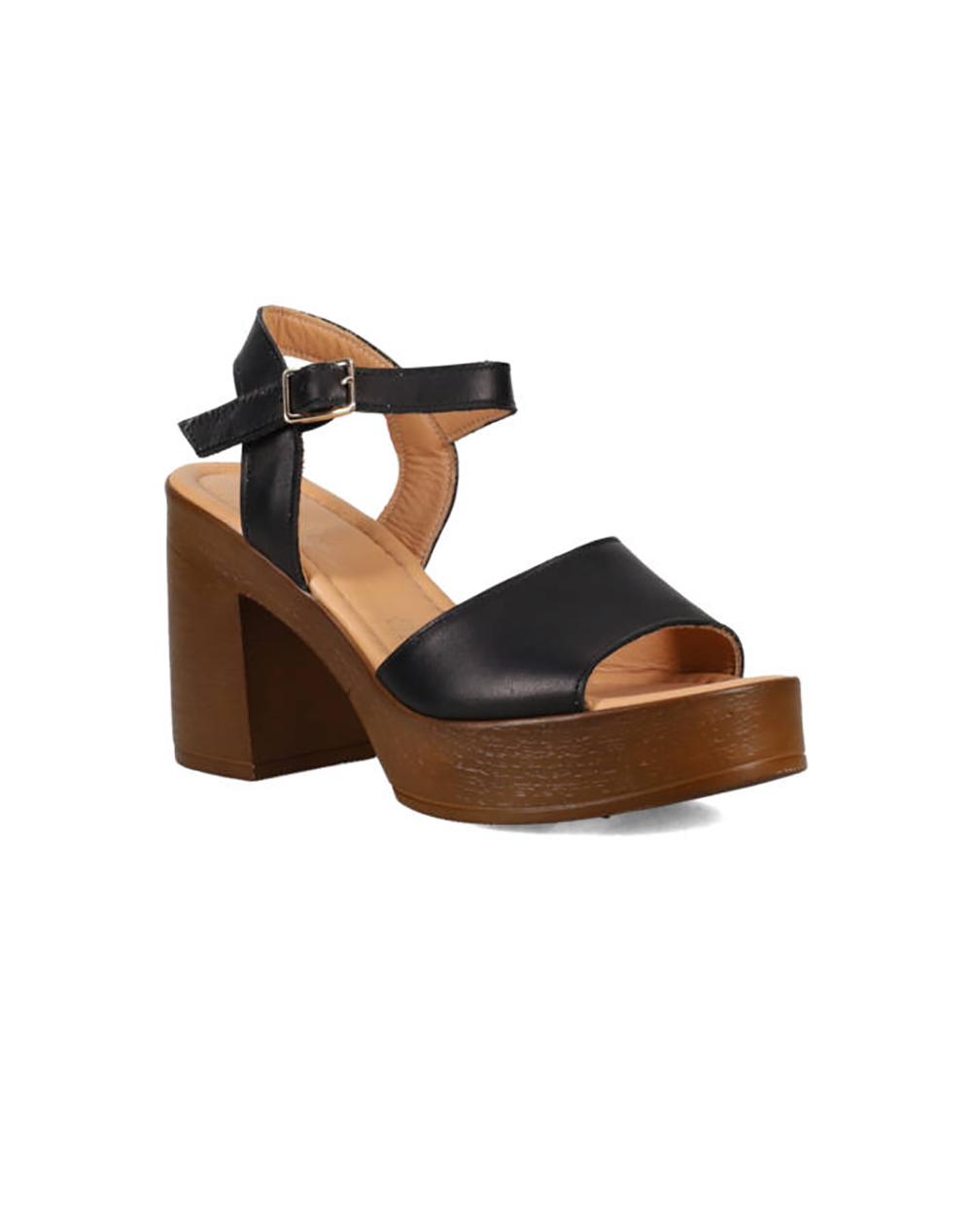 MIGATO ΠΕΔ. ΔΕΡΜΑ ΜΕ ΦΑΣΑ & ΠΛΑΤΟ BLACK 100046362014-BLACK Black