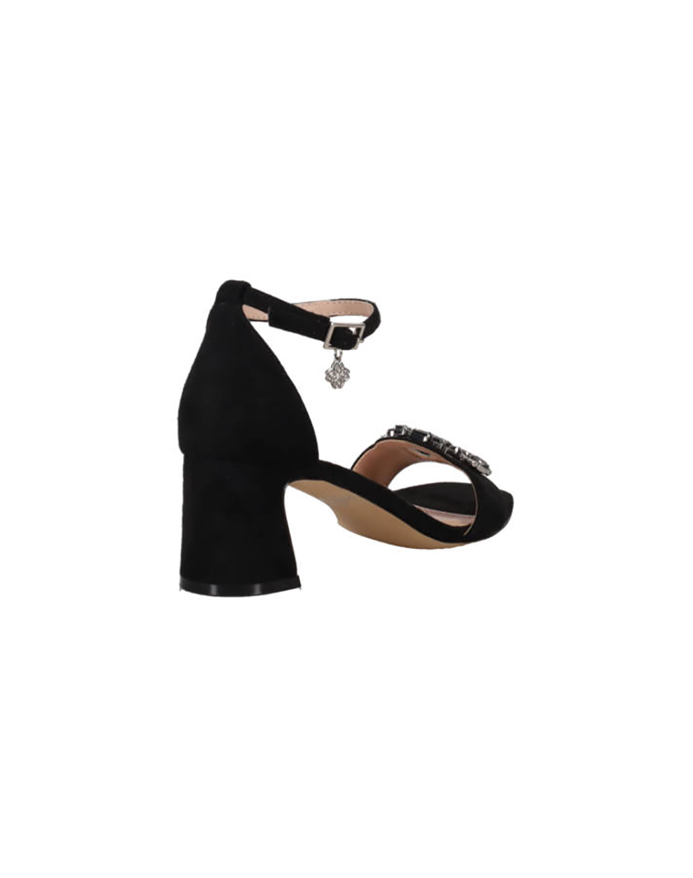 Migato Πεδ Σουετ με Στρας Μτλκ Διακ Λουλουδι Black 100044993014-Black Γυναικεία παπούτσια Πεδιλα Politikos Shop Πολιτικός