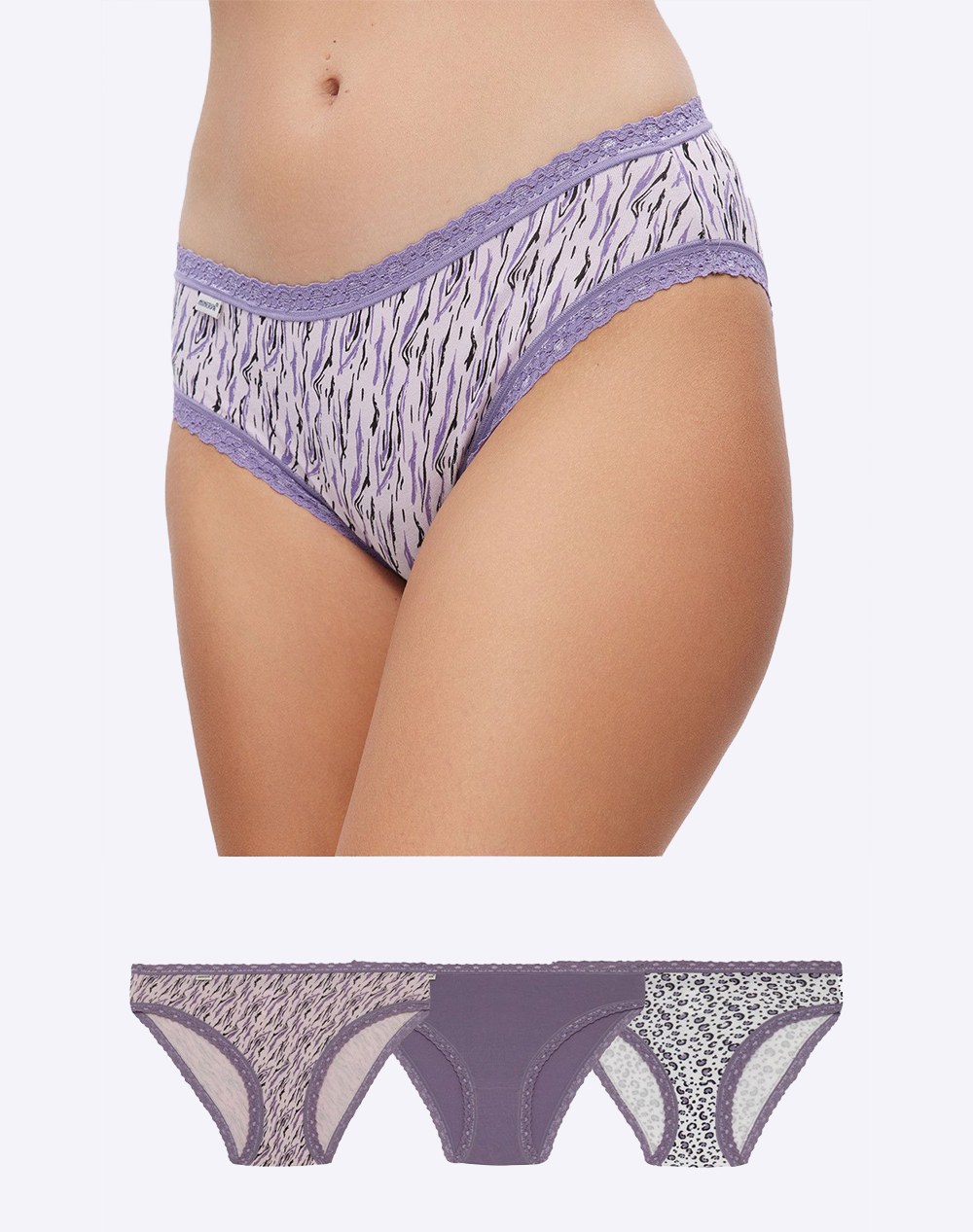 MINERVA ΓΥΝ.ΚΥΛ.3PCS BIKINI 96-82368-300 Lilac