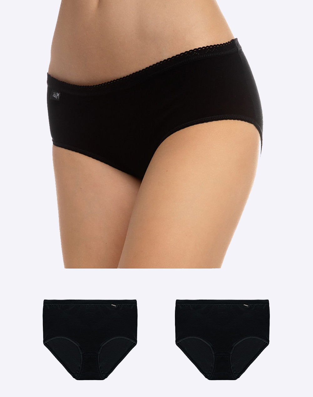 MINERVA ΚΥΛ.COT-LYCRA MIDI 90-89860-045 Black