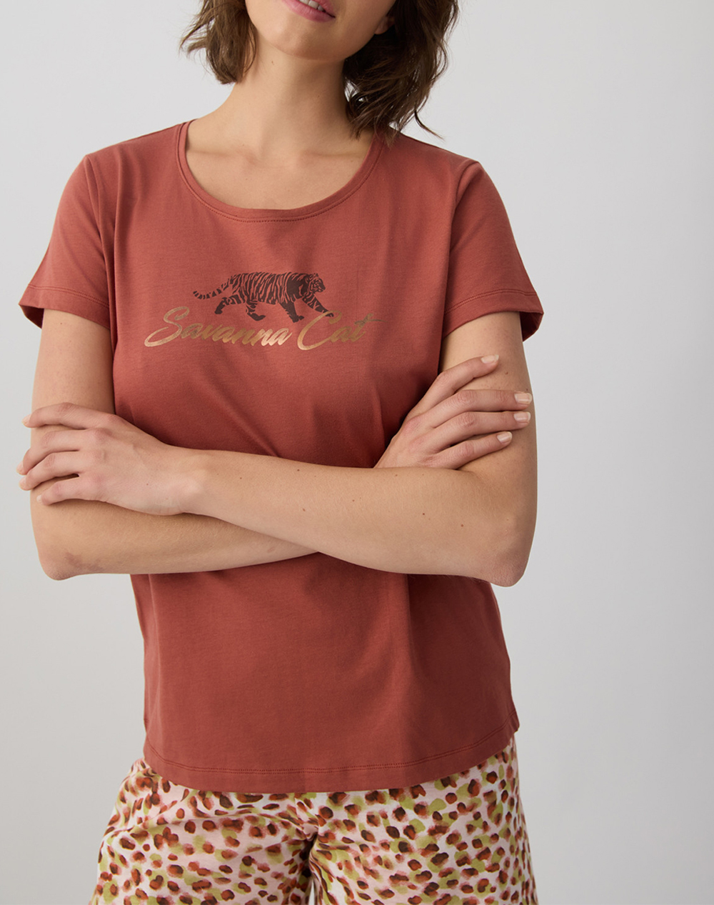 MINERVA MINERVA ΠΥΖ.ΓΥΝ.ΚΜ-L/SHORTS SAVANA 90-53265-104 Firebrick - 2