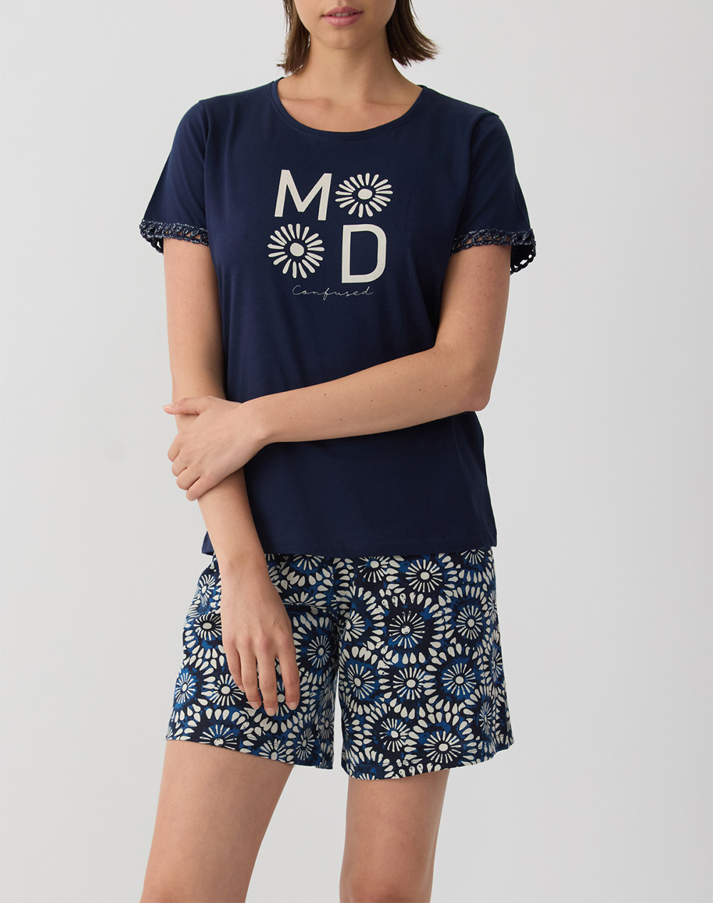 MINERVA ΠΥΖ.ΓΥΝ.ΚΜ-L/SHORTS BOHEME 90-53214-200 DarkBlue