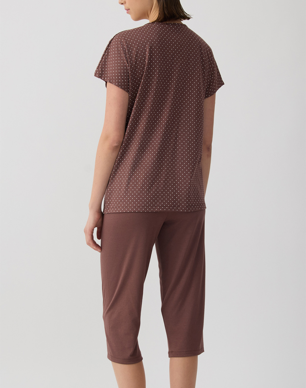 Minerva Πυζ V N-Capric Md 90-53281-370 Chocolate Γυναικεία Homewear Πιτζαμες Politikos Shop Πολιτικός