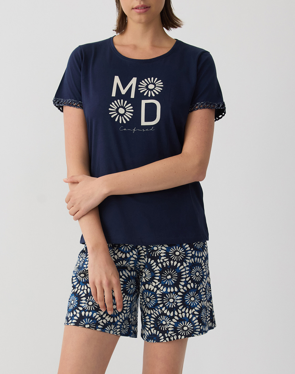 MINERVA ΠΥΖ.ΓΥΝ.ΚΜ-L/SHORTS BOHEME 90-53214-3XL-200 DarkBlue