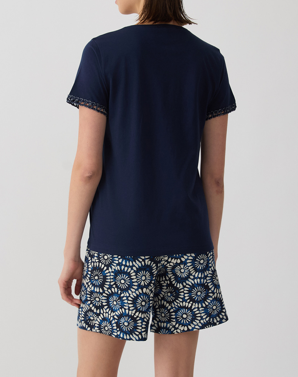 Minerva Πυζ Γυν Κμ-L Shorts Boheme 90-53214-3Xl-200 Darkblue Γυναικεία Homewear Πιτζαμες Politikos Shop Πολιτικός