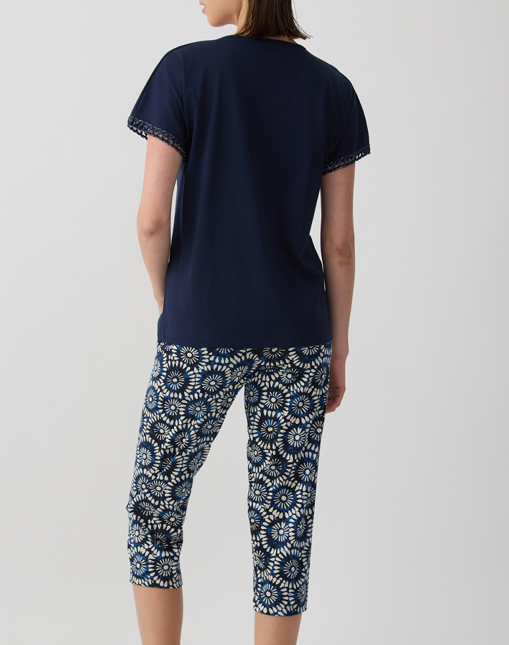 Minerva Πυζ Γυν V N Capri 90-53216-200 Darkblue Γυναικεία Homewear Πιτζαμες Politikos Shop Πολιτικός