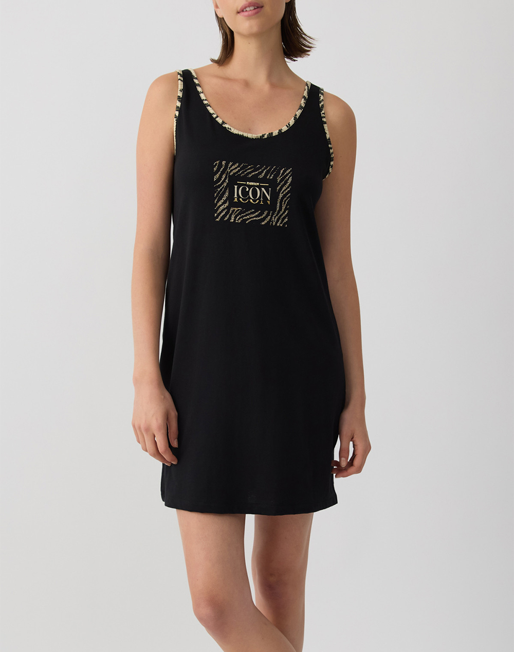 MINERVA ΝΥΧΤ.ΓΥΝ.ΧΜ.C/MD ANIMAL 90-53279-045 Black