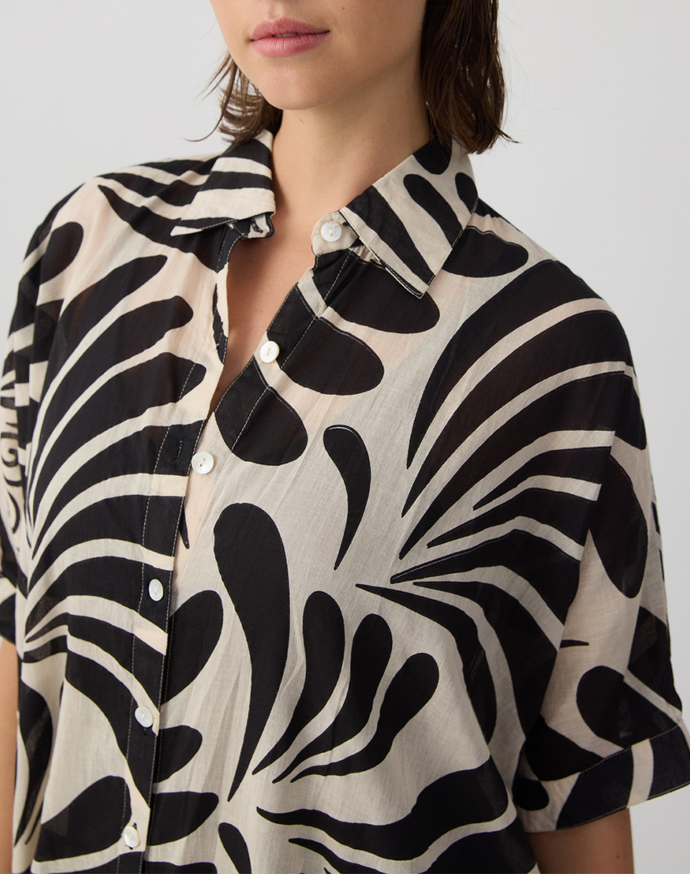 MINERVA DRESS SHIRT LONG PRINT RESORT 96-53322-210 Multi φωτογραφία