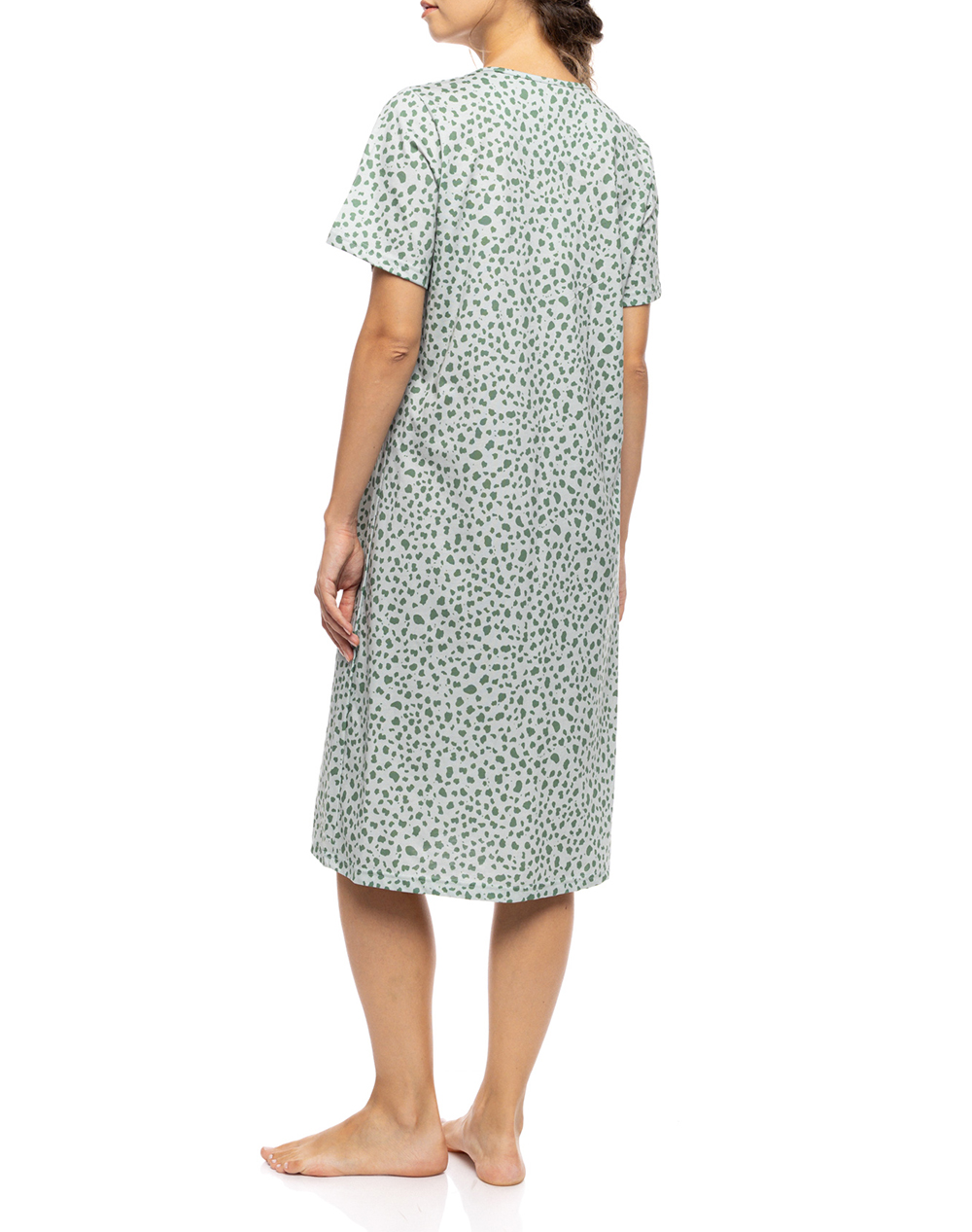 PINK LABEL NIGHTGOWN CLASSIC JADE LEO S1574-TYPE Green φωτογραφία