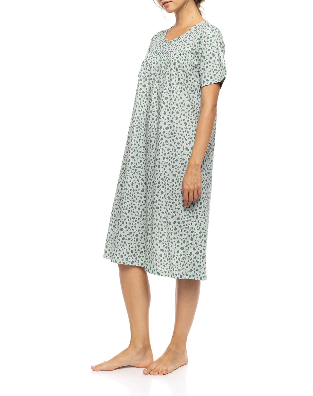 PINK LABEL NIGHTGOWN CLASSIC JADE LEO S1574-TYPE Green φωτογραφία