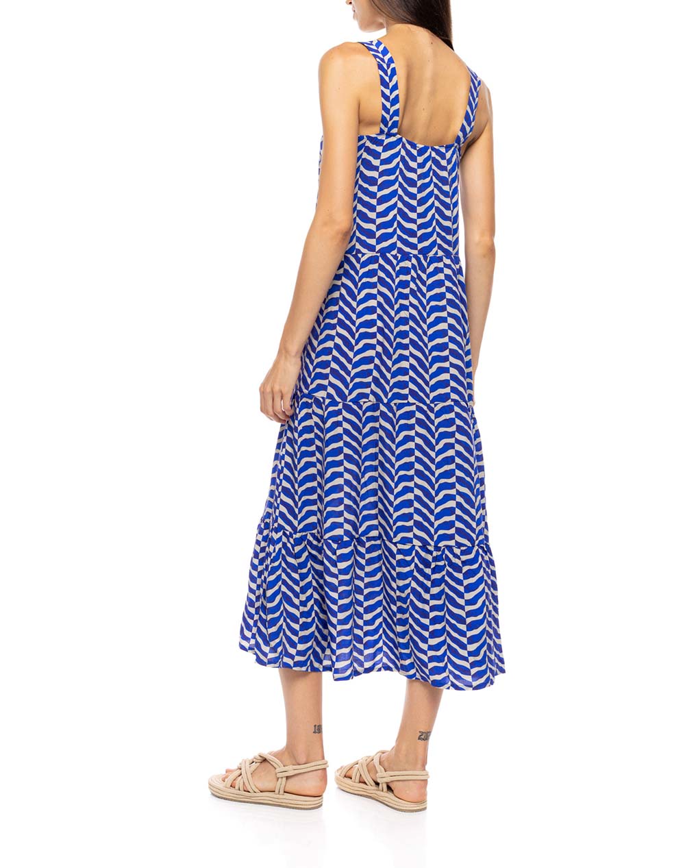 PINK LABEL BEACHWEAR AEGEAN WAVE B689-TYPE Blue φωτογραφία
