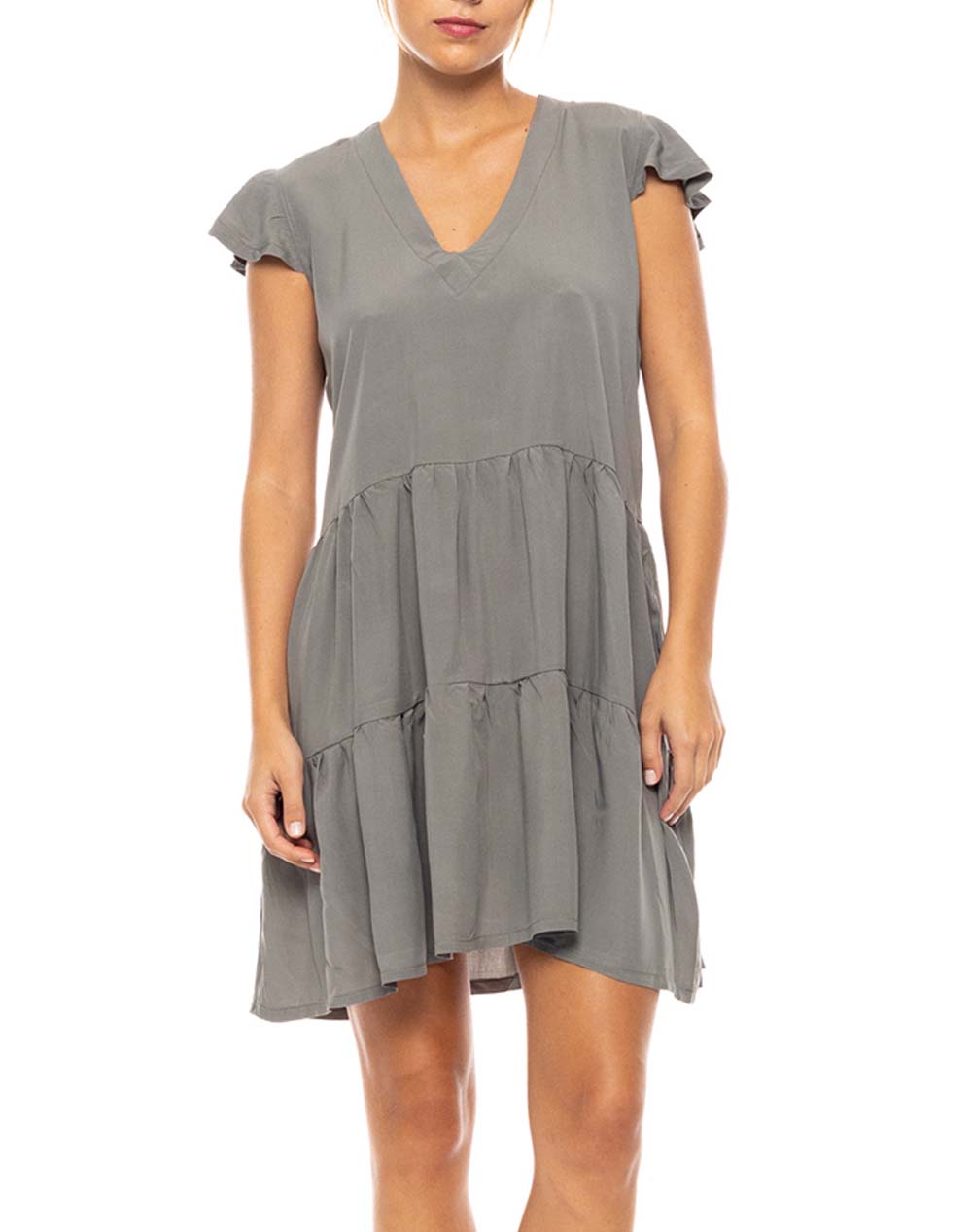 PINK LABEL PINK LABEL BEACHWEAR SOLID BN-286-67 Olive