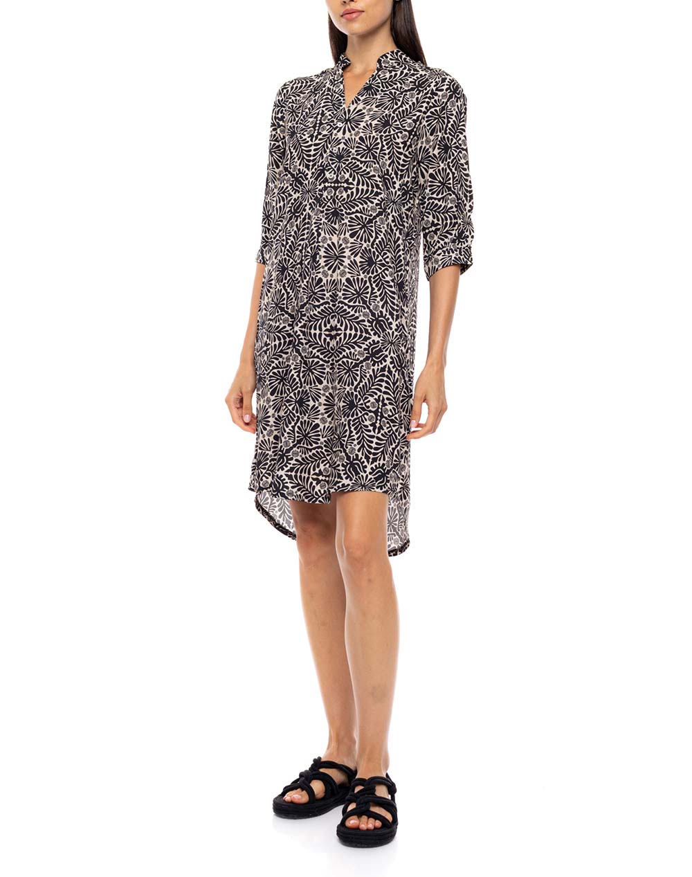Pink Label Beachwear Sand Tropical Cameo B754-67 Mixed Γυναικεία αξεσουάρ Καφτανια Politikos Shop Πολιτικός
