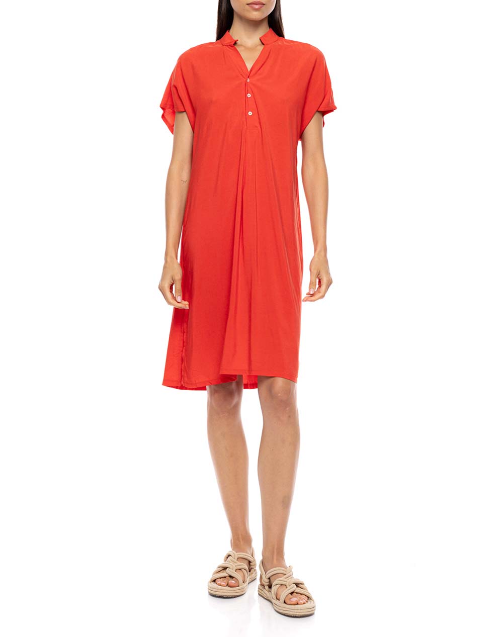 PINK LABEL PINK LABEL BEACHWEAR SOLID BN-297-67 Red