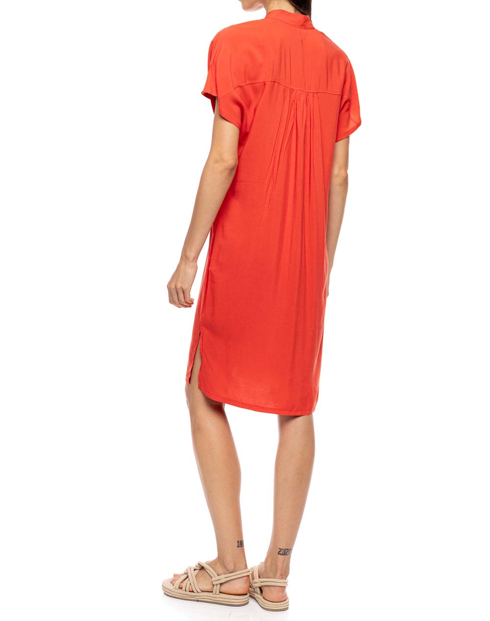 PINK LABEL BEACHWEAR SOLID BN-297-67 Red φωτογραφία