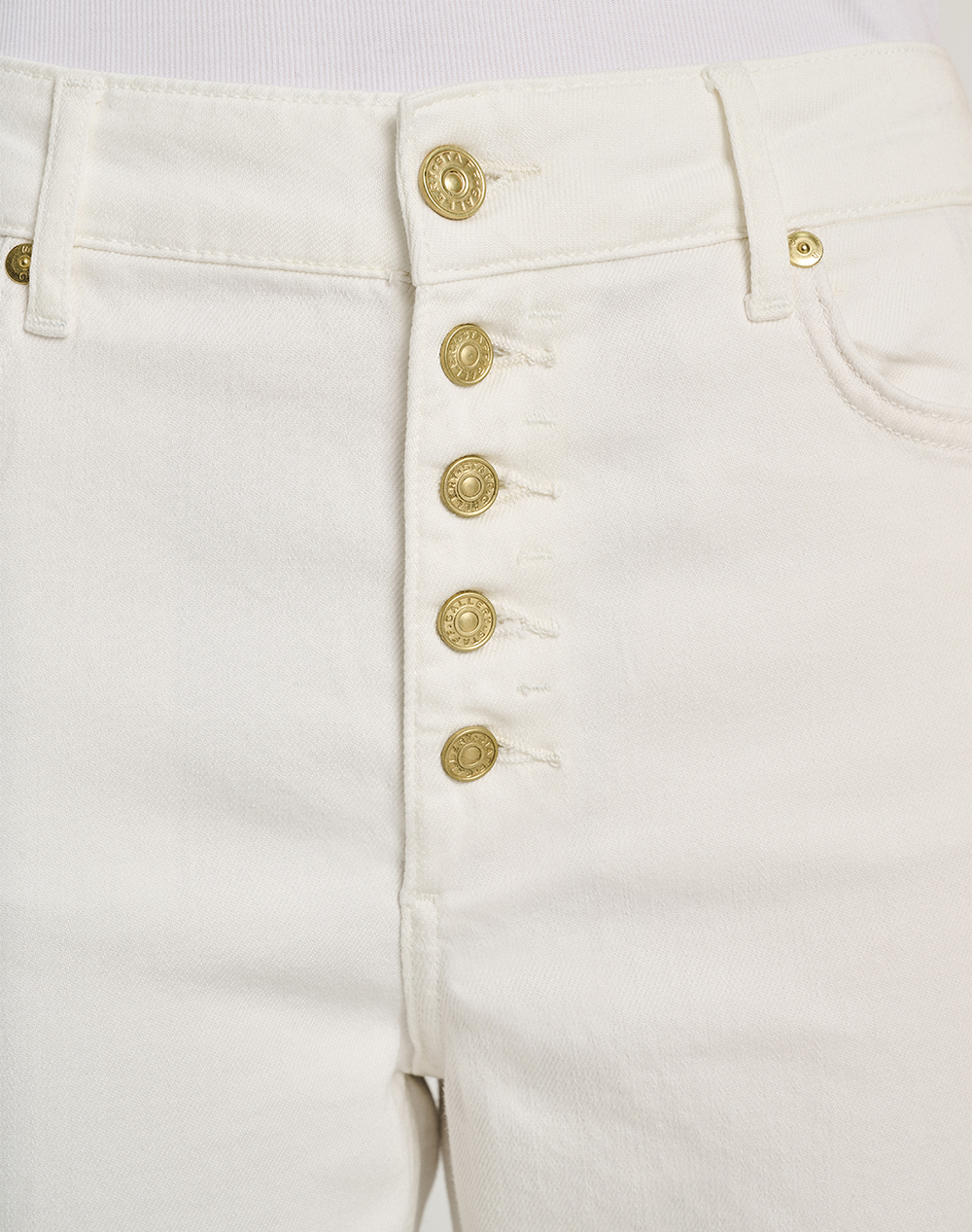Staff Dalida Wmn Pant 5-931 039 9 055-Ν0010 White Γυναικεία ρούχα παντελόνια Jean 5P Cargo Politikos Shop Πολιτικός