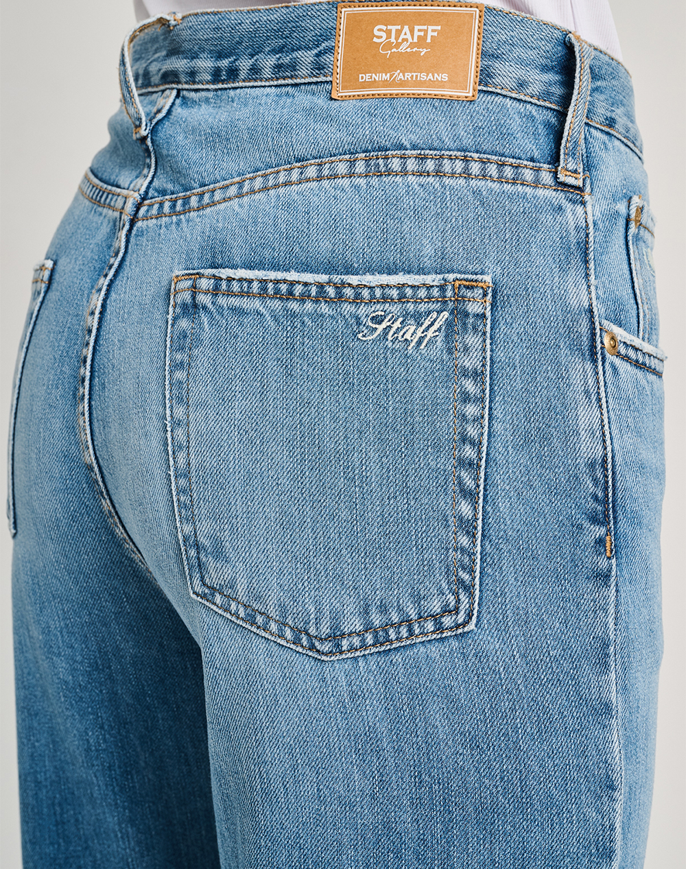 Staff Lea Wmn Pant 5-909 040 B3 055- 00 Denimlightblue Γυναικεία ρούχα παντελόνια Jean 5P Cargo Politikos Shop Πολιτικός