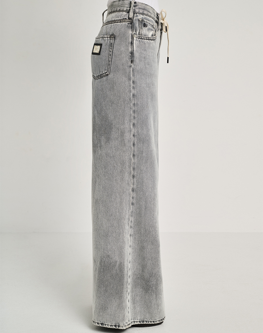 Staff Lovely Wmn Pant 55%Co 40%Cly 5%Rcy Co 5-919 072 Gr 055- 00 Denimgray Γυναικεία ρούχα παντελόνια Jean 5P Cargo Politikos Shop Πολιτικός