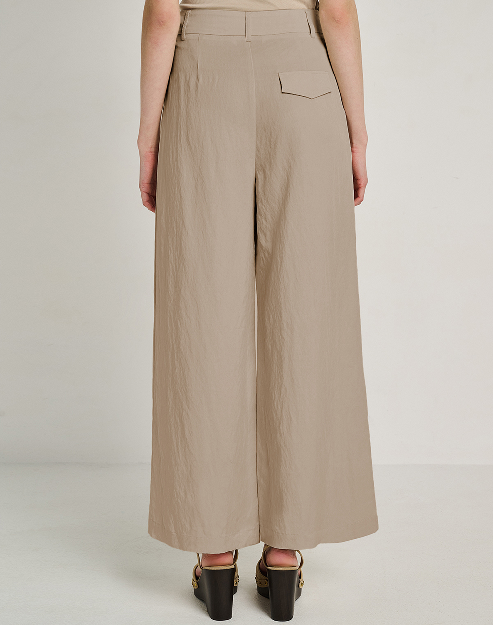 STAFF Sandy Highwaist Pant 95%Lyocell 5%Nylon 60-007.055-Ν0076 SandyBrown