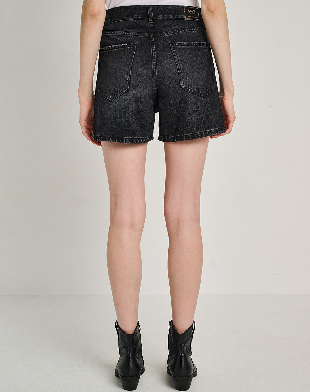 STAFF STAFF New Dora Wmn Short Pant 100%Co 5-981.078.BLS.055-.00 DenimBlack - 2