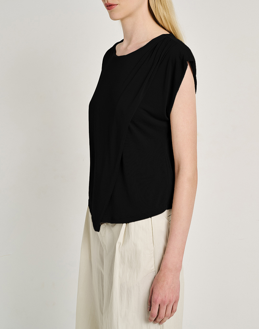 Staff Destiny Sleeveless Top 63-404 055-Ν0090 Black Γυναικεία ρούχα μπλούζες Τοπ Κορμακια Politikos Shop Πολιτικός