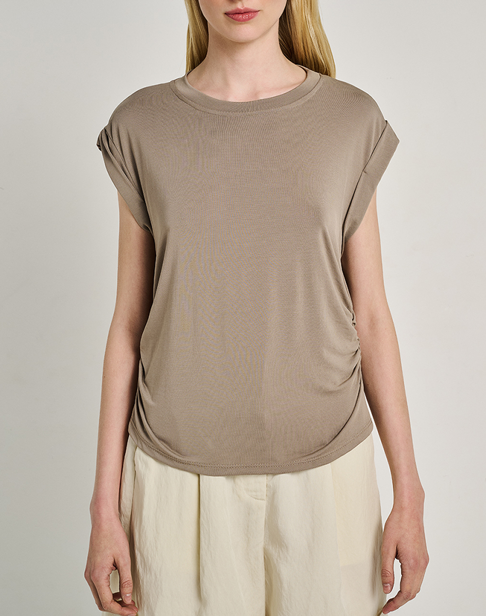 STAFF Joy Sleeveless Top 63-405.055-Ν0076 SandyBrown