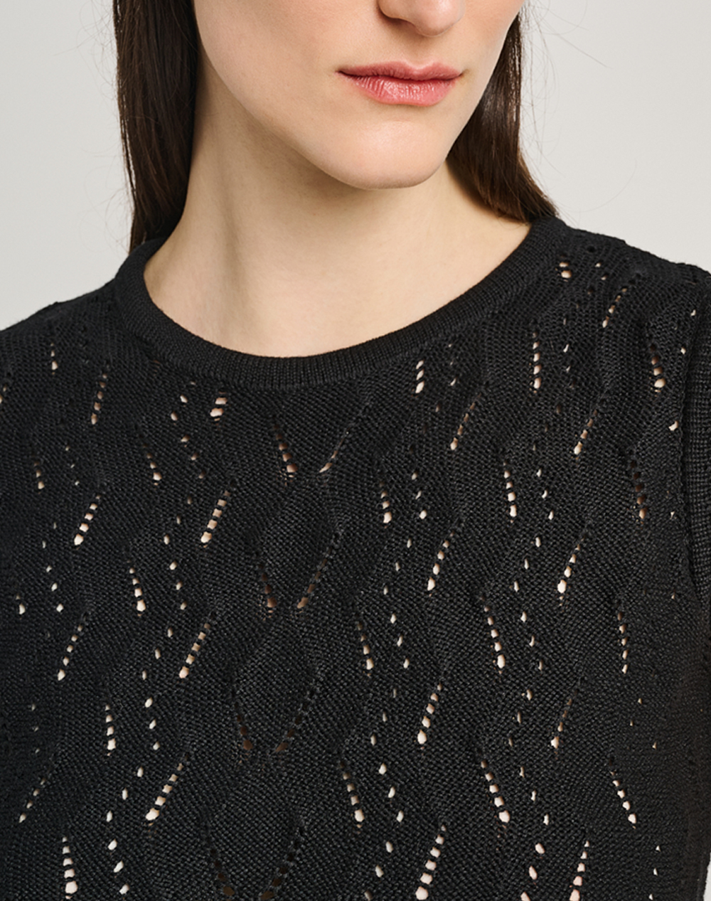 Staff Jeda Sleeveless Knit 63-206 055-Ν0090 Black Γυναικεία ρούχα μπλούζες Πλεκτά Politikos Shop Πολιτικός